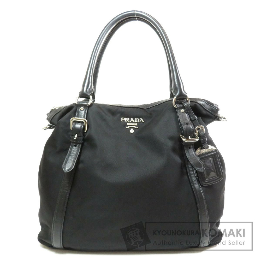 Prada Tessuto 2way tote bag black